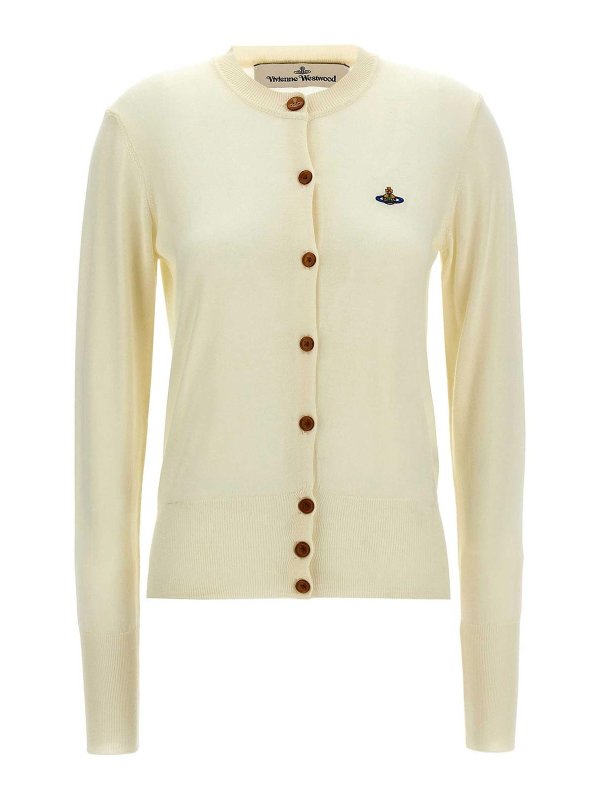 VIVIENNE WESTWOOD: カーディガン - カーディガン - ベージュ