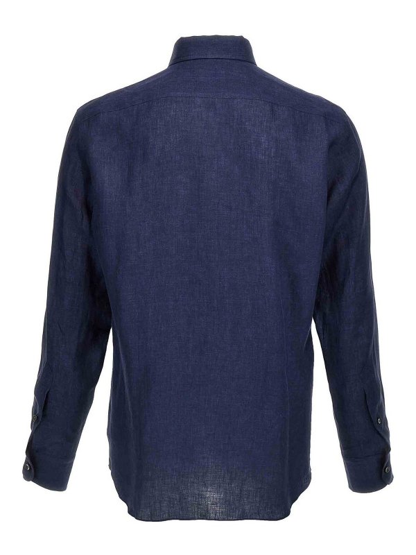 ZEGNA: シャツ online - シャツ - ブルー