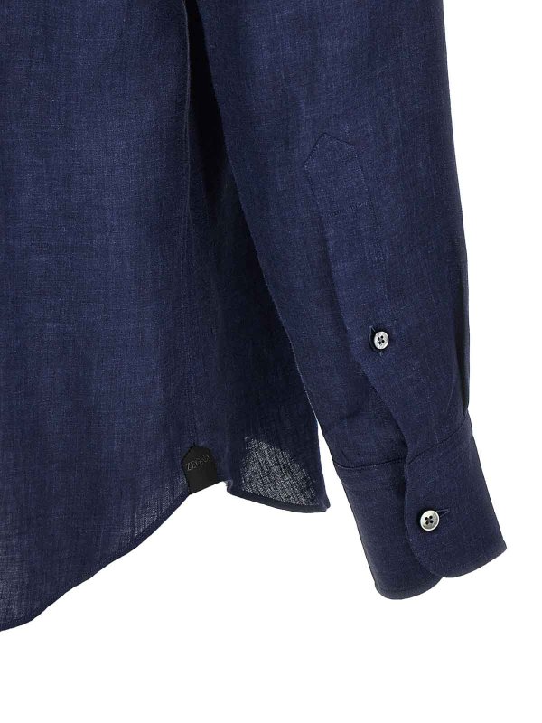 シャツ - ブルー shop online: ZEGNA