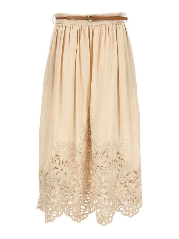 ZIMMERMANN: Knee length skirts & Midi - Wylie Skirt