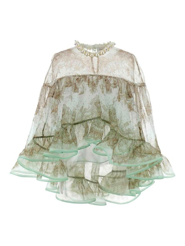 ZIMMERMANN: ブラウス - ブラウス - 緑