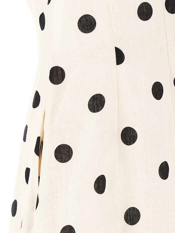 Knielanges Kleid - Weiß shop online: ZIMMERMANN