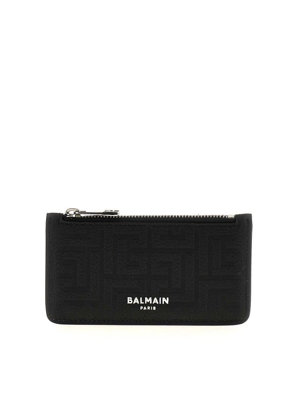 Balmain: wallets & purses - Purse logo