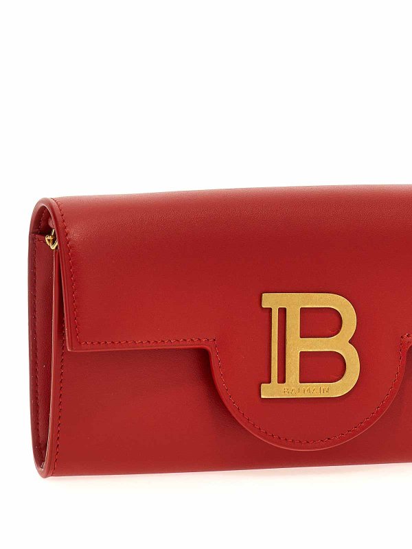 Balmain B-Buzz Wallet - Red - Women | DN1ON197LAVE3BZ
