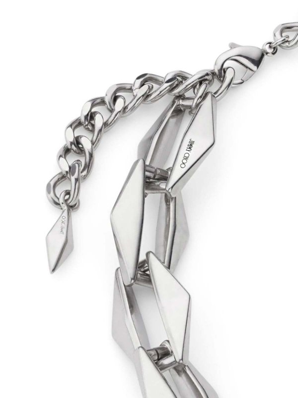 Diamond Chain Necklace shop online: JIMMY CHOO