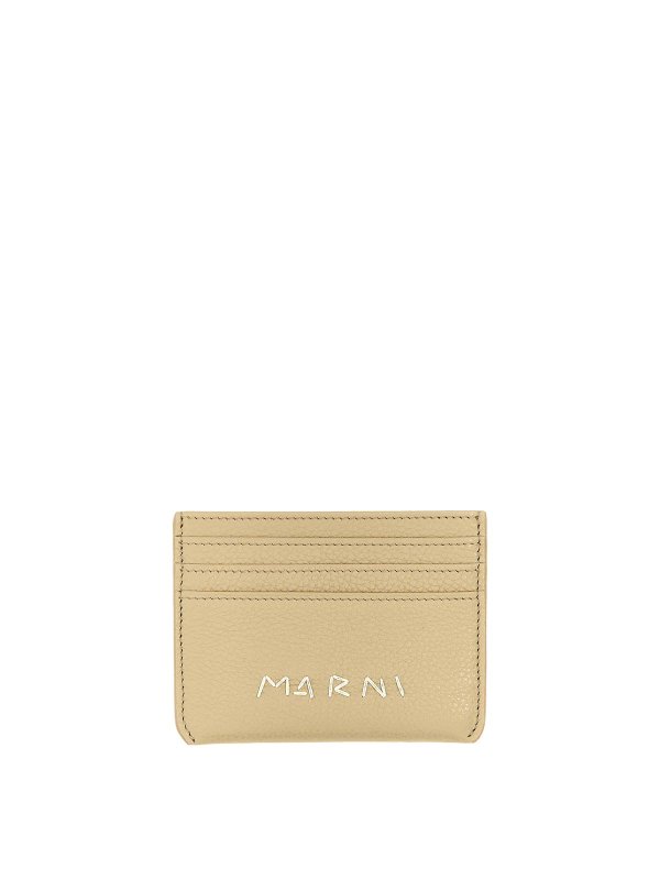 Marni: wallets & purses - Logo Card Holder