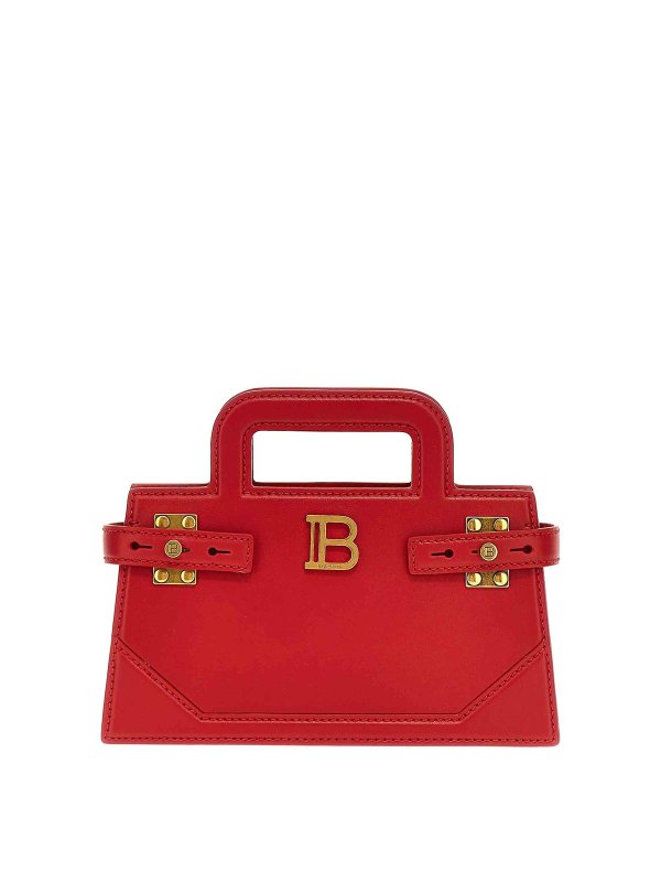 Balmain: トートバッグ - トートバッグ - 赤