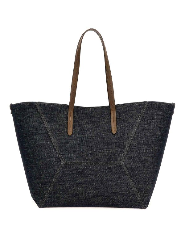 BRUNELLO CUCINELLI: Bolsos Shopping - Bolso Shopping - Azul