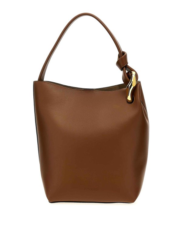 J.W. ANDERSON: totes bags - The Jwa Corner Bucket Shopping Bag