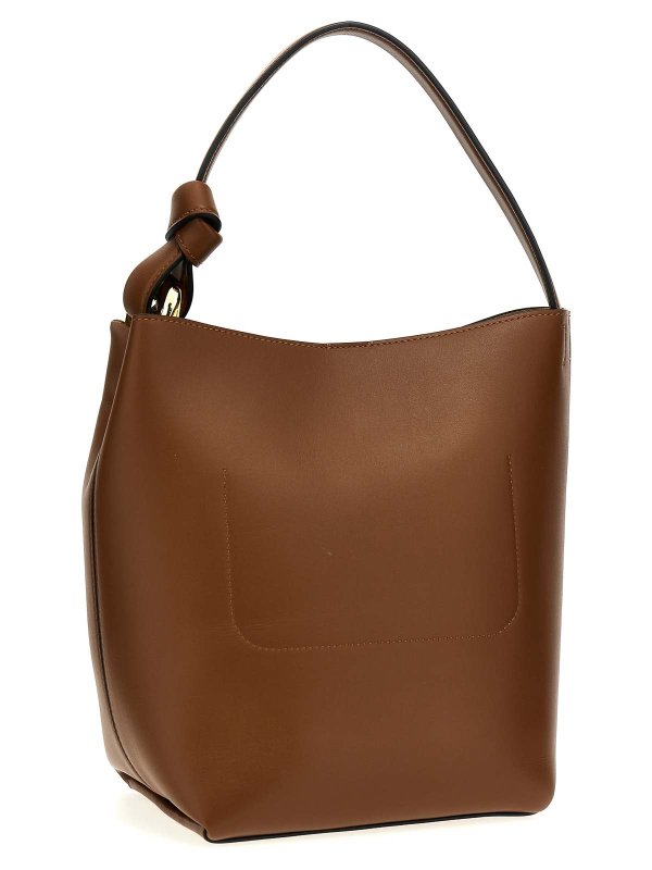 J.W. ANDERSON: totes bags online - The Jwa Corner Bucket Shopping Bag