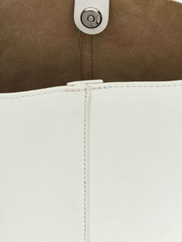 バケットバッグ - 白 shop online: J.W. ANDERSON