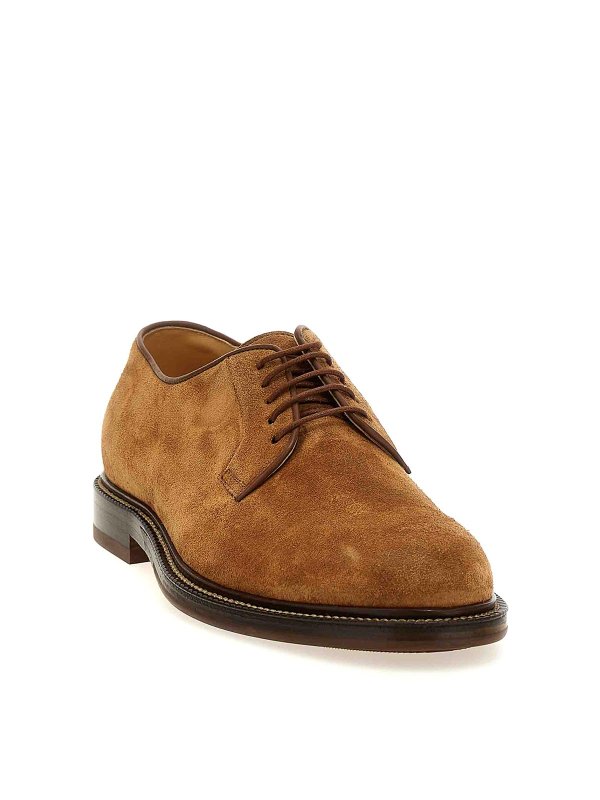 BRUNELLO CUCINELLI: classic shoes online - Suede Derby
