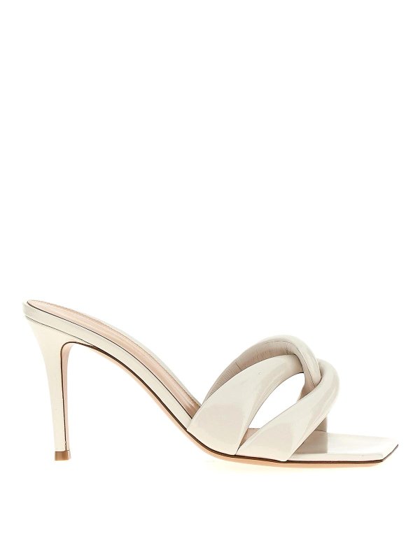 Gianvito Rossi: Mules - Mules - Blanc