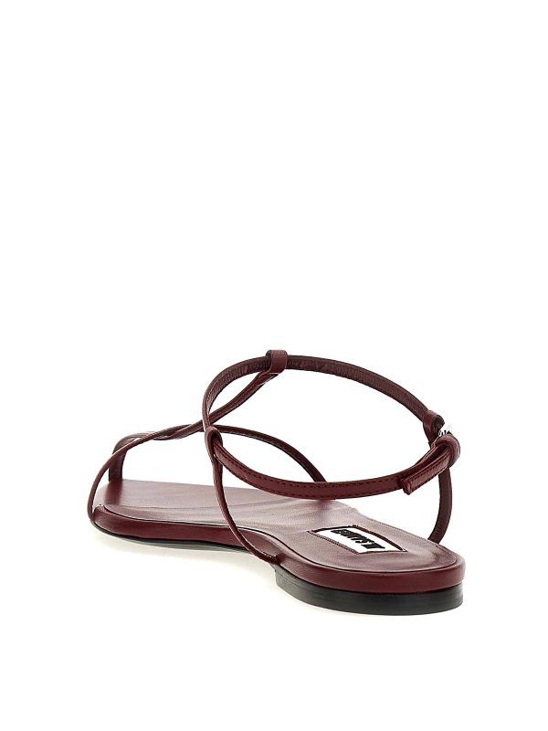 The Best Shops JIL SANDER: sandali - Sandali in pelle a punta