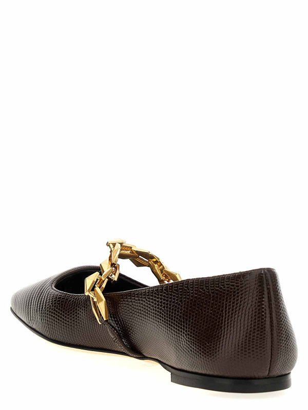 The Best Shops JIMMY CHOO: フラットシューズ - フラットシューズ - ブラウン