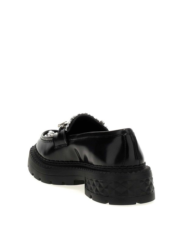 The Best Shops JIMMY CHOO: Loafers & Slippers - Marlow Diamond Loafers