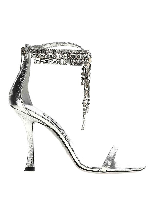 JIMMY CHOO: Sandales - Sandales - Argent
