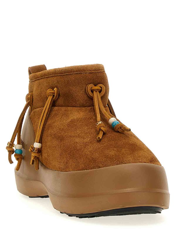 Moon Boot: ankle boots online - Luna Low Suede Beads Ankle Boots