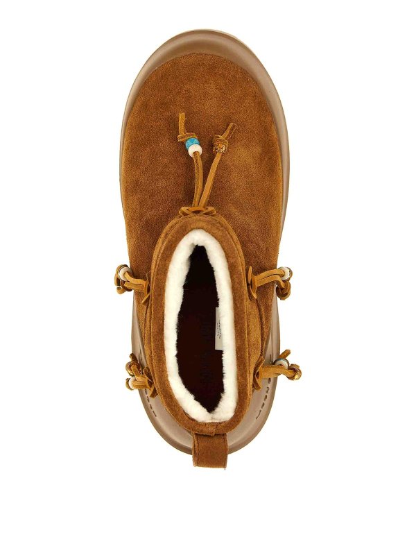 Luna Low Suede Beads Ankle Boots shop online: Moon Boot