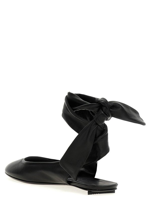 The Best Shops The Attico: フラットシューズ - フラットシューズ - 黒