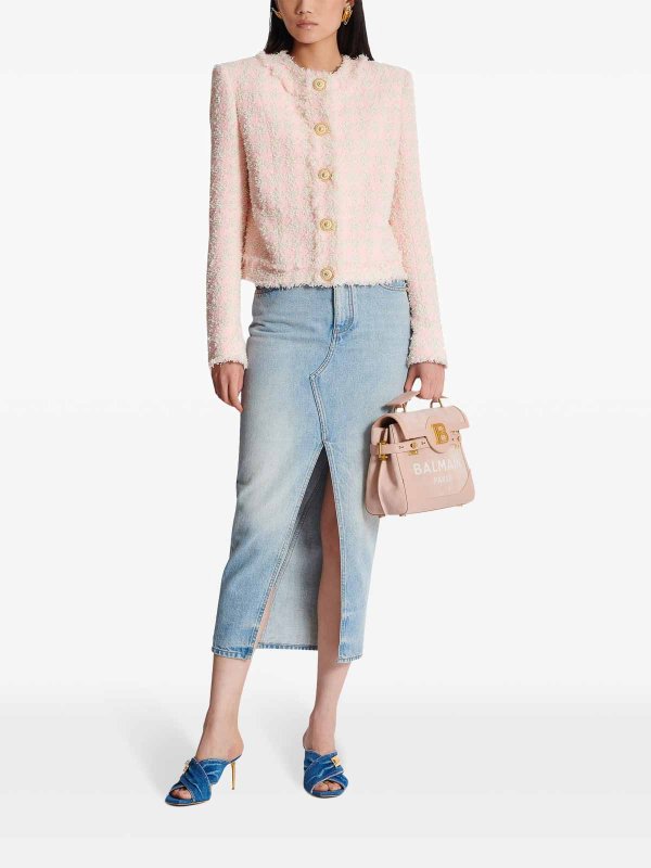 Balmain: giacche casual online - Giacca di tweed