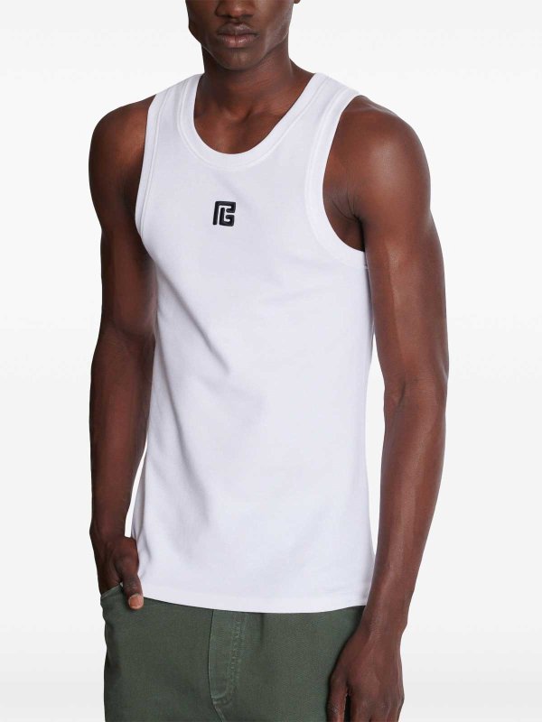 The Best Shops Balmain: Top - Blanc