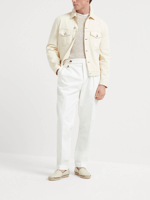 BRUNELLO CUCINELLI: カジュアルジャケット online - カジュアルジャケット - クリーム