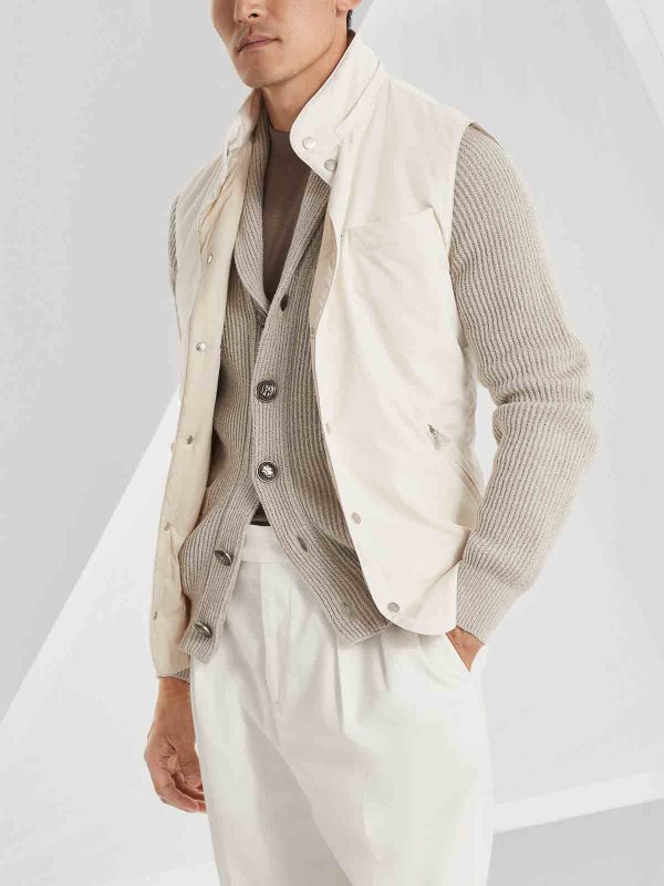 The Best Shops BRUNELLO CUCINELLI: Cardigan - Hellgrau