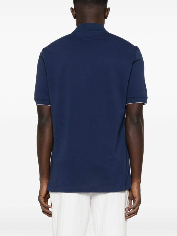 The Best Shops BRUNELLO CUCINELLI: ポロシャツ - ポロシャツ - ブルー