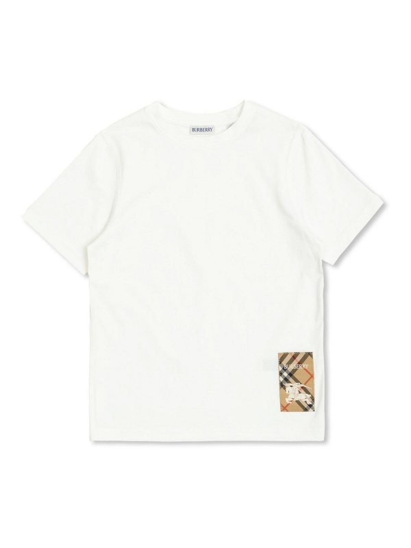 BURBERRY: T-shirts - T-Shirt - Weiß