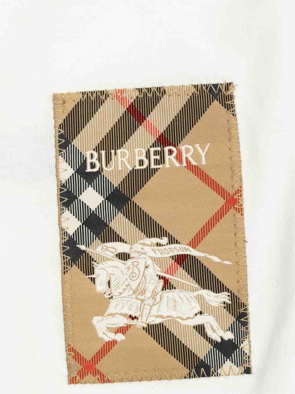 The Best Shops BURBERRY: T-shirts - T-Shirt - Weiß