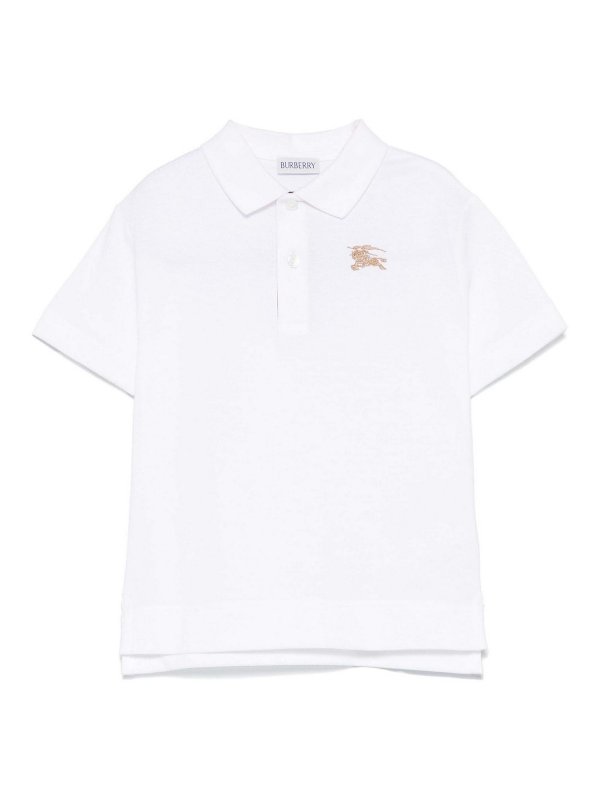 BURBERRY: ポロシャツ - ポロシャツ - 白