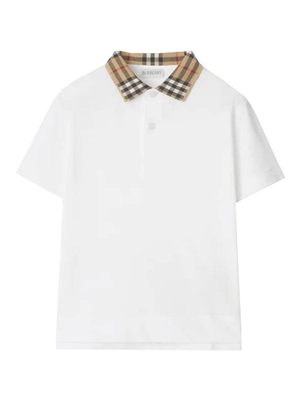 BURBERRY: Polos - Polo - Blanco