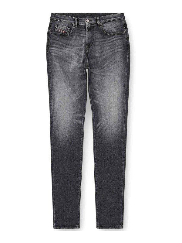 DIESEL: Jeans Rectos - Vaqueros Rectos - Lavado Oscuro