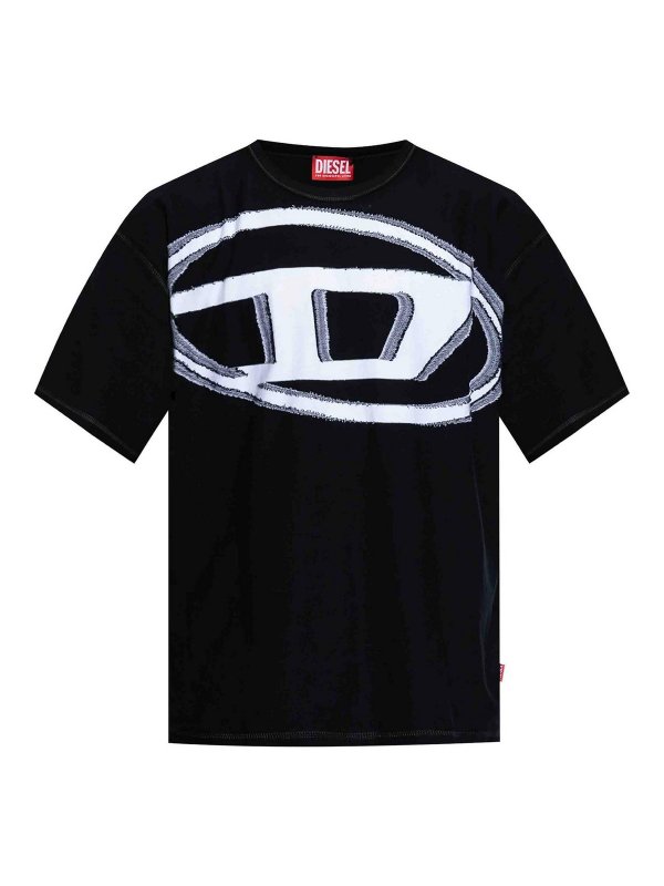 DIESEL: T-shirts - T-Shirt - Noir