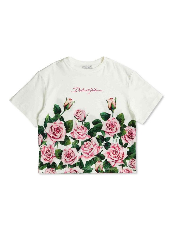 Dolce & Gabbana Jr: T-shirts - T-Shirt - Multicolore