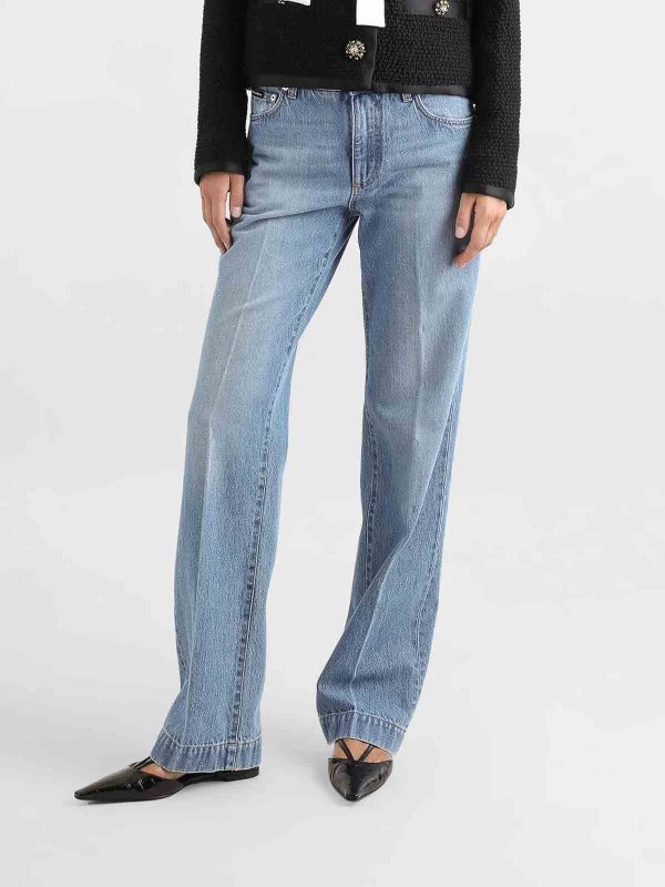 DOLCE & GABBANA: Jeans boot-cut online - Jeans Boot-Cut - Azul