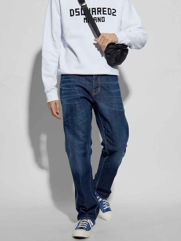 DSQUARED2: Straight Leg Jeans online - Straight Leg Jeans - Dunkelblau