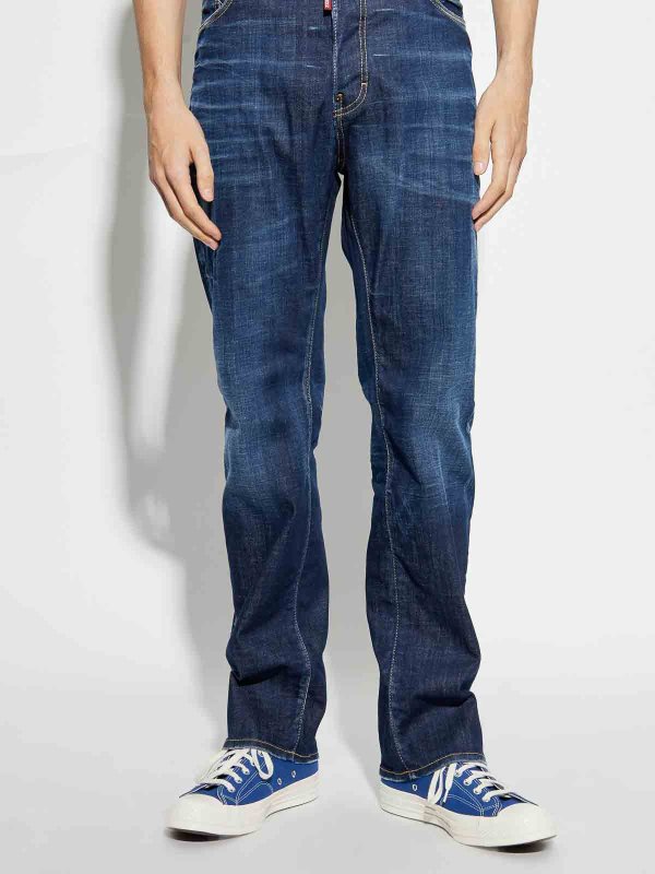 The Best Shops DSQUARED2: Straight Leg Jeans - Straight Leg Jeans - Dunkelblau