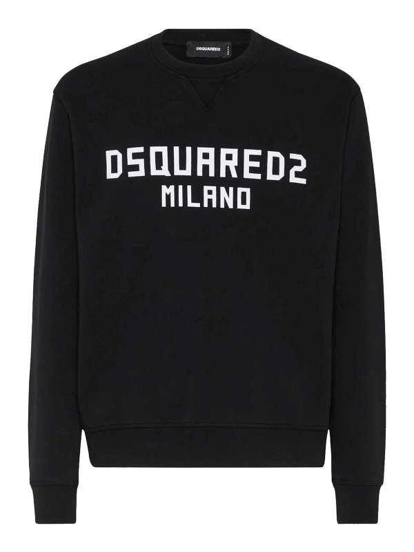 DSQUARED2: Sweatshirts & Pulls - Sweat-Shirts - Noir