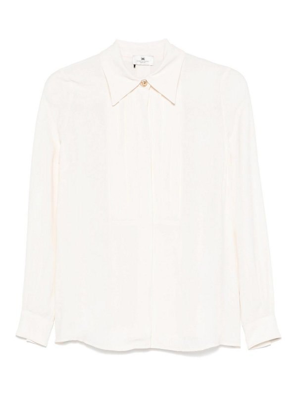 ELISABETTA FRANCHI: シャツ - シャツ - クリーム