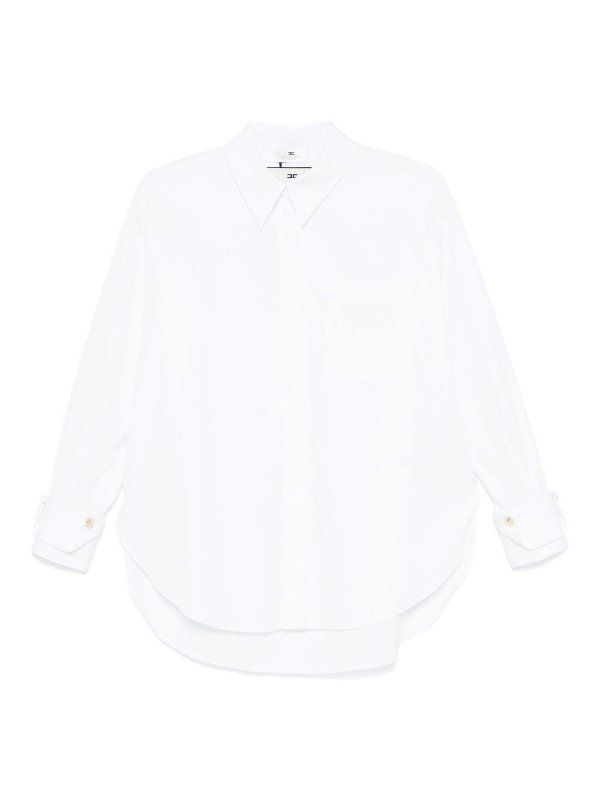 ELISABETTA FRANCHI: Camisas - Camisa - Blanco