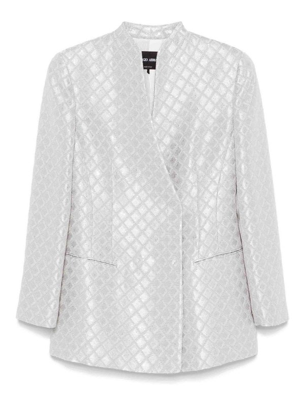 GIORGIO ARMANI: Vestes de costume - Blazer - Gris