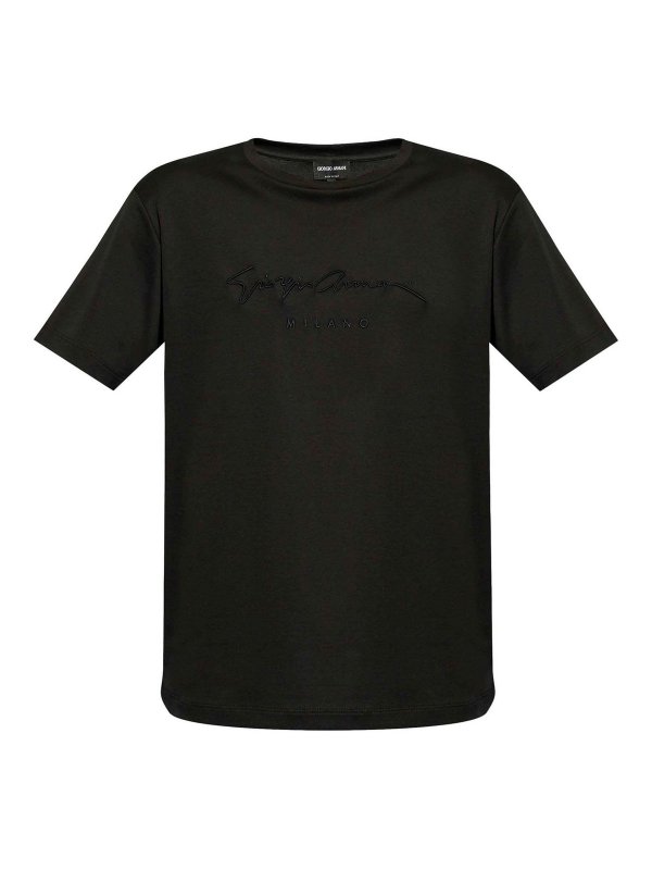 GIORGIO ARMANI: Camisetas - Camiseta - Negro