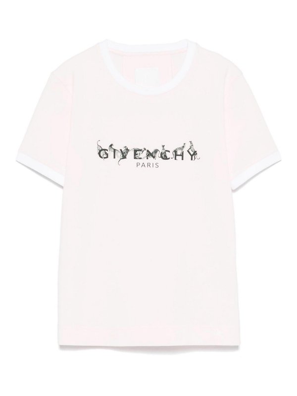 GIVENCHY: Camisetas - Camiseta - Color Carne Y Neutral