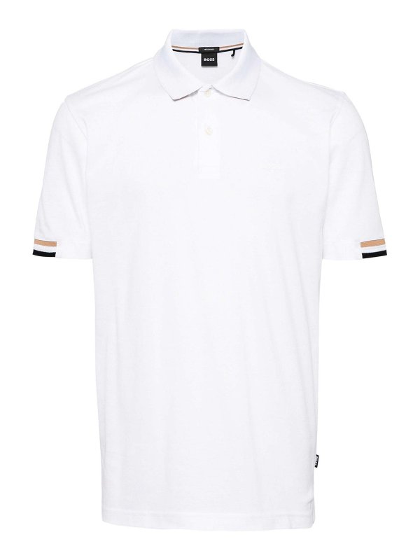 Hugo Boss: Poloshirts - Poloshirt - Weiß