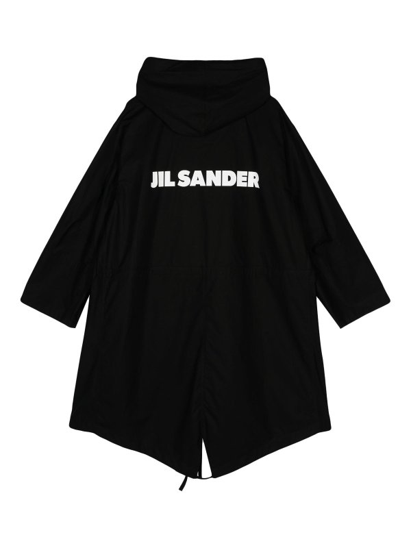 JIL SANDER: Parkas online - Parka - Noir