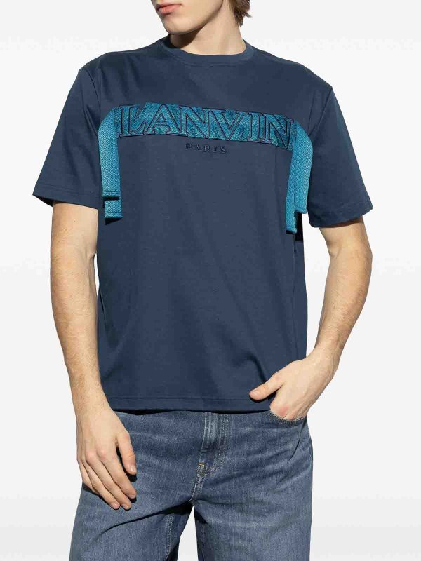 The Best Shops LANVIN: T-shirts - T-Shirt - Blau