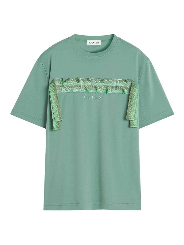 LANVIN: T-shirts - T-Shirt - Hellgrau