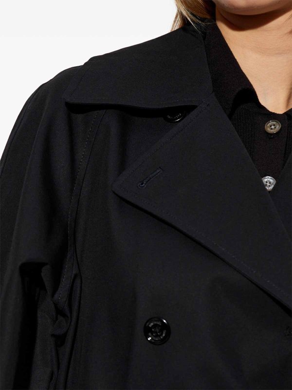 トレンチコート - 黒 shop online: MICHAEL KORS